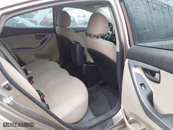 2015 Hyundai Elantra SE with VIN 5NPDH4AE9FH587774, listed as a IAAI auction lot 41960355 with 175,727 mi miles. Bid and sale history available at carsss.com. Image 8.