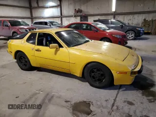 1984 Porsche 944 with VIN WP0AA0946EN455839, listed as a Copart auction lot 44537605 with 91,578 mi miles and Non Repairable. Bid and sale history available at carsss.com. Image 4.
