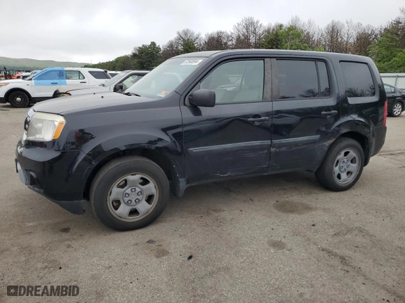 2013 Honda Pilot LX with VIN 5FNYF4H27DB037505, listed as a Copart auction lot 57568894 with 162,305 mi miles and Clean Title. Bid and sale history available at carsss.com. Image 1.