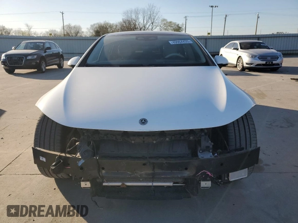 2022 Mercedes-Benz EQS with VIN W1KCG2DB6NA004979, listed as a Copart auction lot 49964435 with 40,096 mi miles and Salvage Title. Bid and sale history available at carsss.com. Image 5.