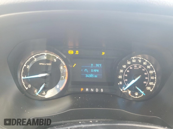 2020 Ford Ranger XL with VIN 1FTER4FH9LLA21416, listed as a Copart auction lot 80561534 with 34,385 mi miles and Salvage title. Bid and sale history available at DreamBid. Image 9.