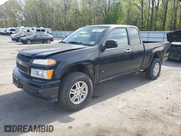 2009 Chevrolet Colorado Work Truck with VIN 1GCDT19E098159466, listed as a Copart auction lot 54663275 with 210,406 mi miles and Clean Title. Bid and sale history available at carsss.com. Image 1.