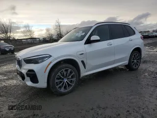 2022 BMW X5 xDrive45e with VIN 5UXTA6C0XN9L16712, listed as a Copart auction lot 45420585 with 20,526 mi miles and Salvage Title. Bid and sale history available at carsss.com. Image 1.