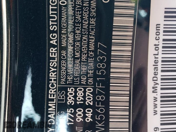 2007 Mercedes-Benz SLK 350 z VIN WDBWK56F87F158377, wystawiony jako Copart lot #83232084 z przebiegiem 44 762 mil mil oraz Szkoda całkowita • Salvage title. Historia ofert i sprzedaży dostępna na DreamBid. Obrazek 12.