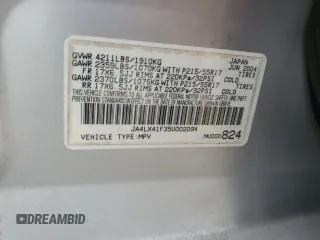 2005 Mitsubishi Outlander XLS with VIN JA4LX41F35U002094, listed as a Copart auction lot 42575725 with 276,096 mi miles and Salvage Title. Bid and sale history available at carsss.com. Image 13.