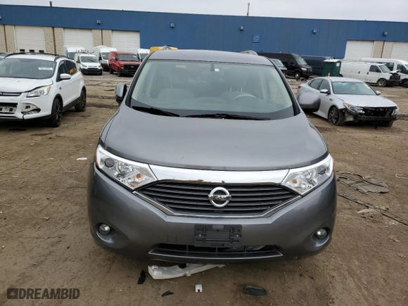 2017 Nissan Quest SV with VIN JN8AE2KP0H9165876, listed as a Copart auction lot 52314585 with 121,060 mi miles and Clean Title. Bid and sale history available at carsss.com. Image 5.