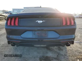2021 Ford Mustang EcoBoost with VIN 1FA6P8TH5M5151498, listed as a Copart auction lot 45869345 with 56,805 mi miles and Salvage Title. Bid and sale history available at carsss.com. Image 6.