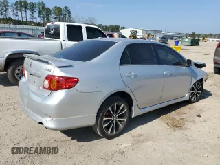 2009 Toyota Corolla XRS with VIN 2T1BE40E49C027816, listed as a Copart auction lot 44138545 with 165,071 mi miles and Salvage Title. Bid and sale history available at carsss.com. Image 3.