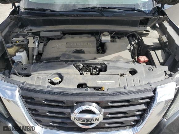 2017 Nissan Pathfinder SL with VIN 5N1DR2MN0HC906129, listed as a Copart auction lot 47299935 with 142,228 mi miles and Salvage Title. Bid and sale history available at carsss.com. Image 12.