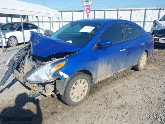 2017 Nissan Versa Sedan SV with VIN 3N1CN7AP1HL804120, listed as a IAAI auction lot 41520511 with 127,041 mi miles. Bid and sale history available at carsss.com. Image 18.