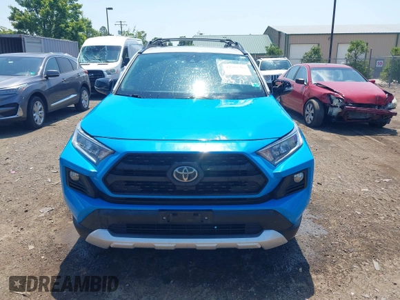 2019 Toyota RAV4 Adventure with VIN 2T3J1RFV4KW034658, listed as a IAAI auction lot 42597706 with 266,949 mi miles and . Bid and sale history available at DreamBid. Image 12.