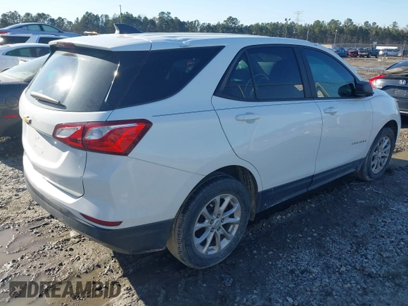 2020 Chevrolet Equinox LS with VIN 3GNAXHEV1LS546703, listed as a IAAI auction lot 41760071 with 68,000 mi miles and . Bid and sale history available at DreamBid. Image 4.