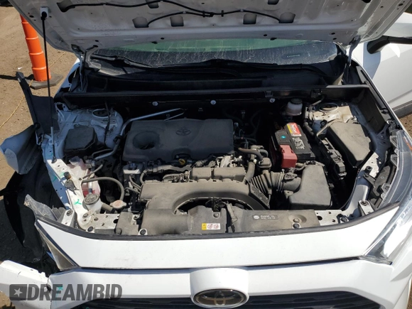 2019 Toyota RAV4 XLE with VIN JTMP1RFVXKD021338, listed as a Copart auction lot 52578515 with 41,327 mi miles and Salvage Title. Bid and sale history available at DreamBid. Image 12.