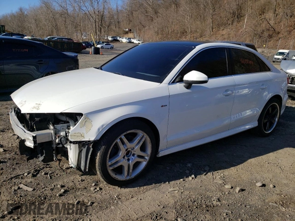 2018 Audi A3 Sedan Premium Plus with VIN WAUJ8GFF2J1036914, listed as a Copart auction lot 46008704 with 69,513 mi miles. Bid and sale history available at carsss.com. Image 1.