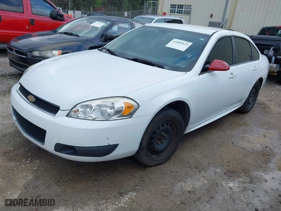 2014 Chevrolet Impala Limited Police Police with VIN 2G1WD5E31E1185243, listed as a IAAI auction lot 41685624 with NaN miles. Bid and sale history available at carsss.com. Image 2.