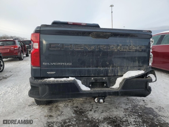 2019 Chevrolet Silverado 1500 Work Truck with VIN 1GCRYAEH1KZ281597, listed as a Copart auction lot 45844875 with 65,871 mi miles and Salvage Title. Bid and sale history available at carsss.com. Image 6.