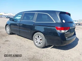 2014 Honda Odyssey EX with VIN 5FNRL5H47EB066704, listed as a IAAI auction lot 42217603 with 197,320 mi miles and . Bid and sale history available at carsss.com. Image 3.
