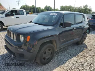 2015 Jeep Renegade Sport with VIN ZACCJBAT0FPB54554, listed as a Copart auction lot 66386814 with 115,219 mi miles and Salvage Title. Bid and sale history available at DreamBid. Image 1.