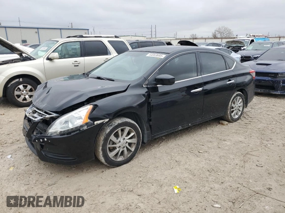 2015 Nissan Sentra SL with VIN 3N1AB7AP2FY365283, listed as a Copart auction lot 44953695 with 76,303 mi miles and Salvage Title. Bid and sale history available at DreamBid. Image 1.