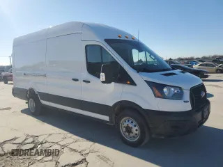 2023 Ford Transit with VIN 1FTRS4XG2PKA04528, listed as a Copart auction lot 42133735 with 39,497 mi miles and Salvage Title. Bid and sale history available at carsss.com. Image 4.