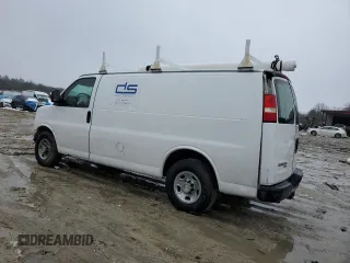 2013 Chevrolet Express Cargo Van with VIN 1GCWGFCA0D1117820, listed as a Copart auction lot 44899265 with Not Provided miles and Salvage Title. Bid and sale history available at carsss.com. Image 2.