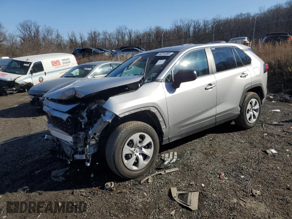 2024 Toyota RAV4 LE with VIN 2T3F1RFV6RW449965, listed as a Copart auction lot 44514995 with 18,720 mi miles and Non Repairable. Bid and sale history available at carsss.com. Image 1.