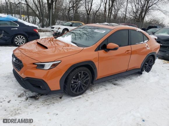 2022 Subaru WRX Limited with VIN JF1VBAN64N8021368, listed as a Copart auction lot 41659805 with 16,900 mi miles and Salvage Title. Bid and sale history available at carsss.com. Image 1.