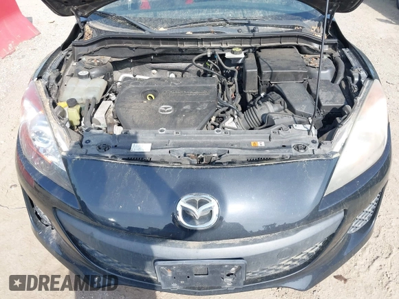 2013 Mazda 3 i SV with VIN JM1BL1TGXD1725152, listed as a IAAI auction lot 42036140 with 133,462 mi miles. Bid and sale history available at carsss.com. Image 10.