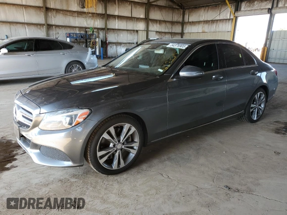 2017 Mercedes-Benz C 300 with VIN 55SWF4JB1HU206942, listed as a Copart auction lot 54376905 with 119,453 mi miles and Clean Title. Bid and sale history available at carsss.com. Image 1.