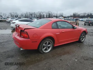 2002 Ford Mustang GT Deluxe with VIN 1FAFP42X22F177467, listed as a Copart auction lot 43930355 with 0 mi miles and Salvage Title. Bid and sale history available at carsss.com. Image 3.