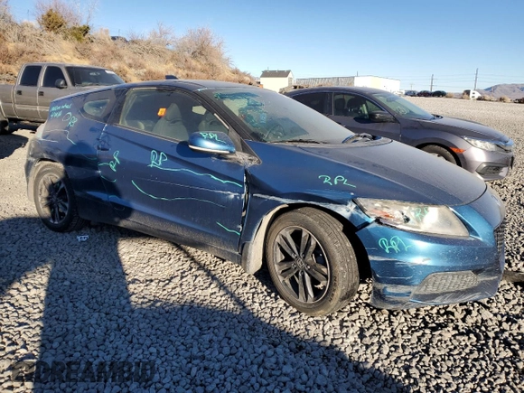 2014 Honda CR-Z with VIN JHMZF1D42ES002660, listed as a Copart auction lot 88472685 with 127,425 mi miles and Salvage Title. Bid and sale history available at DreamBid. Image 4.