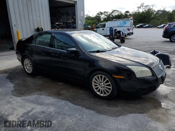 2009 Mercury Milan Premier with VIN 3MEHM021X9R617642, listed as a Copart auction lot 52946915 with 128,038 mi miles and Salvage Title. Bid and sale history available at carsss.com. Image 4.