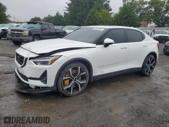 2021 Polestar 2 Launch Edition with VIN LPSED3KA2ML017218, listed as a Copart auction lot 73295444 with 33,808 mi miles and Salvage Title. Bid and sale history available at carsss.com. Image 1.