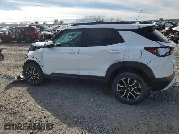 2023 Chevrolet TrailBlazer ACTIV with VIN KL79MSSL1PB042977, listed as a Copart auction lot 86105734 with 13,638 mi miles and Salvage Title. Bid and sale history available at DreamBid. Image 2.