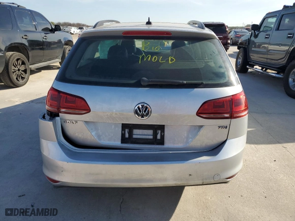 2015 Volkswagen Golf SportWagen TDI SE with VIN 3VWCA7AU9FM517112, listed as a Copart auction lot 43818013 with 156,075 mi miles. Bid and sale history available at carsss.com. Image 6.