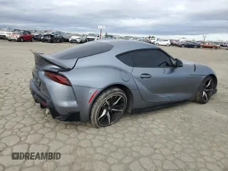 2022 Toyota GR Supra 3.0 with VIN WZ1DB0C00NW053830, listed as a Copart auction lot 45925795 with 24,385 mi miles and Salvage Title. Bid and sale history available at carsss.com. Image 3.