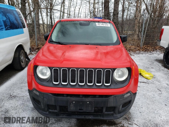 2017 Jeep Renegade Sport with VIN ZACCJAAH2HPE99359, listed as a Copart auction lot 42146125 with 49,872 mi miles and Clean Title. Bid and sale history available at DreamBid. Image 5.