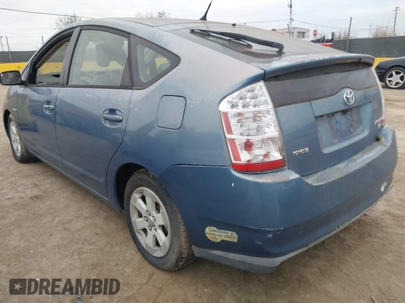2006 Toyota Prius with VIN JTDKB20U567079117, listed as a IAAI auction lot 41703338 with Not Provided miles. Bid and sale history available at carsss.com. Image 3.