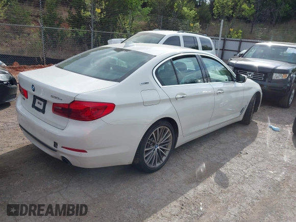 2018 BMW 5 Series 530e with VIN WBAJA9C58JB252398, listed as a IAAI auction lot 42070548 with Not provided miles and . Bid and sale history available at DreamBid. Image 4.