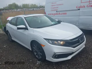 2019 Honda Civic EX z VIN 19XFC1F38KE000637, wystawiony jako IAAI lot #42184725 z przebiegiem 76 705 mil mil oraz . Historia ofert i sprzedaży dostępna na DreamBid. Obrazek 1.