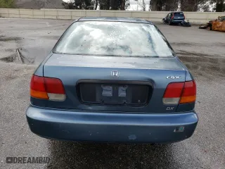 1996 Honda Civic DX with VIN 2HGEJ6621TH525813, listed as a Copart auction lot 48151765 with 229,339 mi miles and Salvage Title. Bid and sale history available at carsss.com. Image 6.