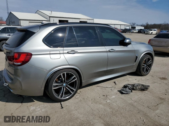 2017 BMW X5 M z VIN 5YMKT6C58H0U38973, wystawiony jako Copart lot #47422705 z przebiegiem 54 567 mil mil oraz Czysty tytuł • Clean title. Historia ofert i sprzedaży dostępna na DreamBid. Obrazek 3.