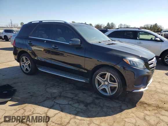 2016 Mercedes-Benz GLE 400 with VIN 4JGDA5GB8GA799805, listed as a Copart auction lot 47286085 with 156,563 mi miles and Salvage title. Bid and sale history available at DreamBid. Image 4.