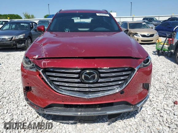 2021 Mazda CX-9 Signature with VIN JM3TCBEY6M0508470, listed as a Copart auction lot 58946505 with 36,130 mi miles and Salvage title. Bid and sale history available at DreamBid. Image 5.