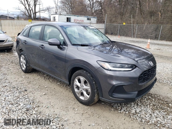 2024 Honda HR-V LX with VIN 3CZRZ2H37RM778842, listed as a Copart auction lot 49843105 with 9,732 mi miles and Salvage title. Bid and sale history available at DreamBid. Image 4.