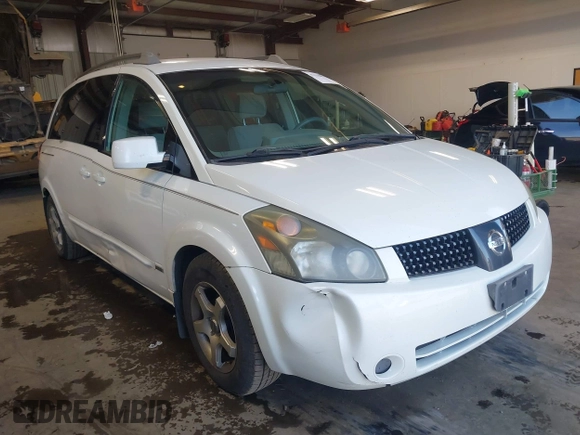 2006 Nissan Quest S Special Edition with VIN 5N1BV28U16N119101, listed as a IAAI auction lot 42110977 with 1 mi miles. Bid and sale history available at carsss.com. Image 1.