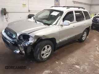 2003 Hyundai Santa Fe GLS with VIN KM8SC73D83U428723, listed as a IAAI auction lot 41305370 with 244,579 mi miles. Bid and sale history available at carsss.com. Image 2.