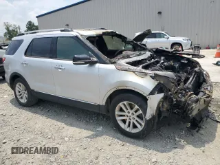 2014 Ford Explorer XLT with VIN 1FM5K7D82EGA42835, listed as a Copart auction lot 62510215 with Not provided miles and Salvage title. Bid and sale history available at DreamBid. Image 4.