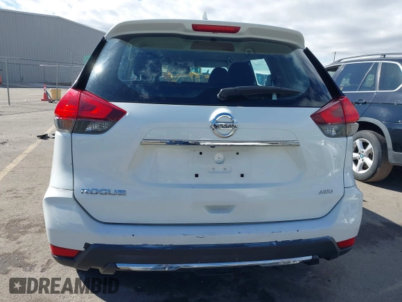 2017 Nissan Rogue SV with VIN KNMAT2MV9HP558445, listed as a IAAI auction lot 41637607 with 141,692 mi miles. Bid and sale history available at carsss.com. Image 17.