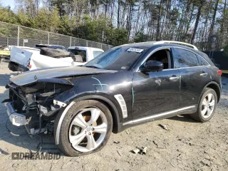 2010 Infiniti FX35 with VIN JN8AS1MW1AM856800, listed as a Copart auction lot 48425245 with 154,305 mi miles and Salvage Title. Bid and sale history available at carsss.com. Image 1.